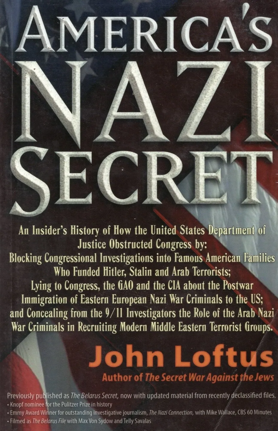 A book cover with nazi symbols on it.