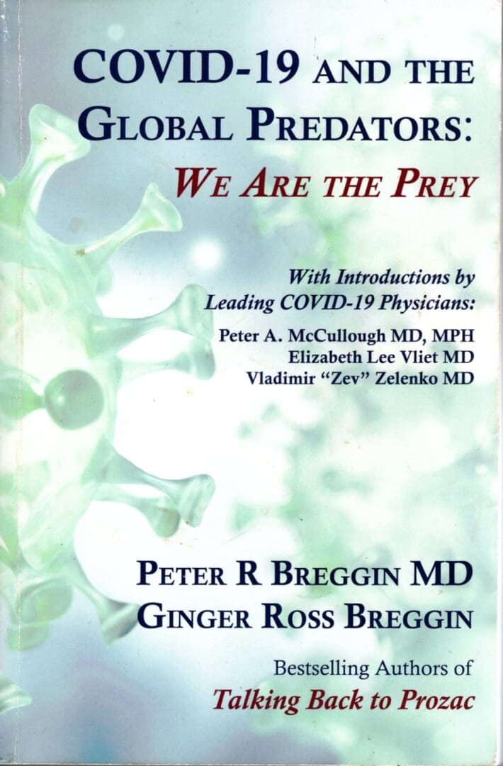 A book cover with the title of global predators : we are the prey.